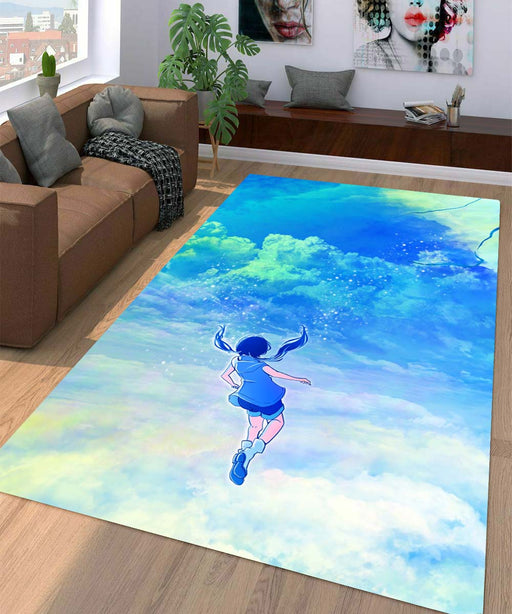 magic girl of weathering with you Living room carpet rugs