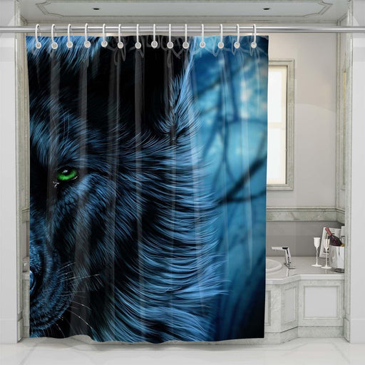 mad wolf shower curtains