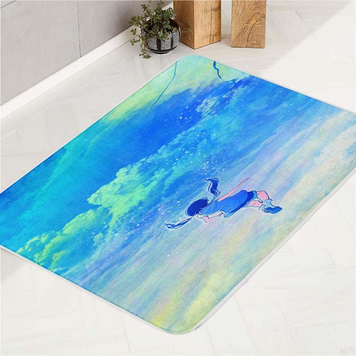 magic girl of weathering with you bath rugs