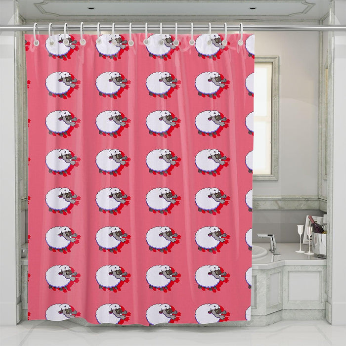 mareep fat species pokemon shower curtains