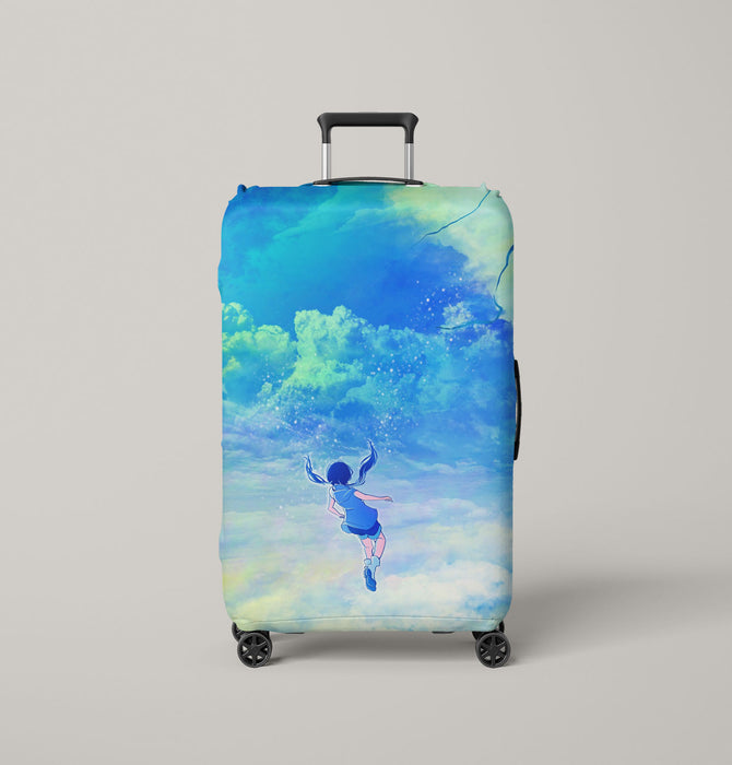 magic girl of weathering with you Luggage Covers | Suitcase