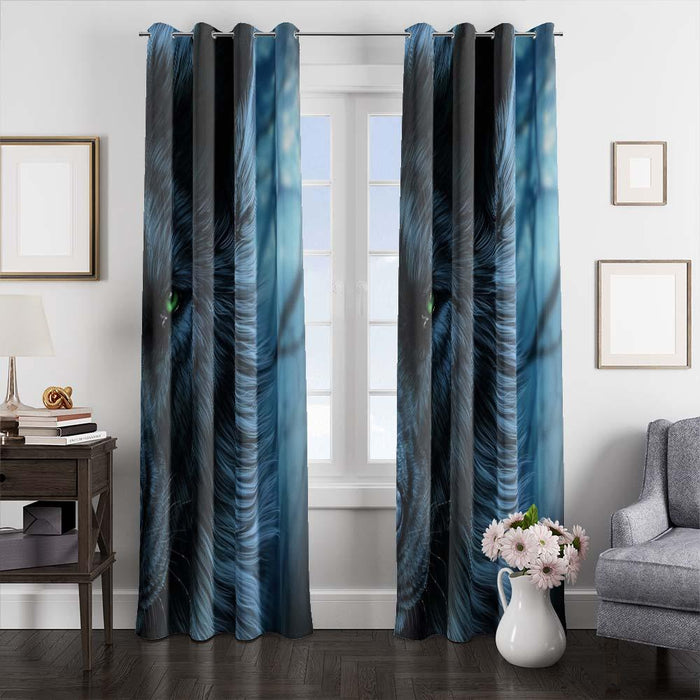 mad wolf window curtains