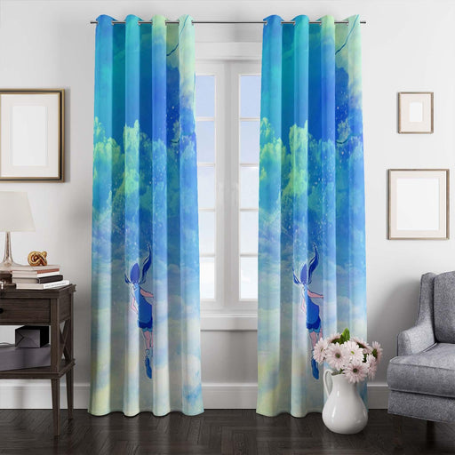 magic girl of weathering with you window Curtain
