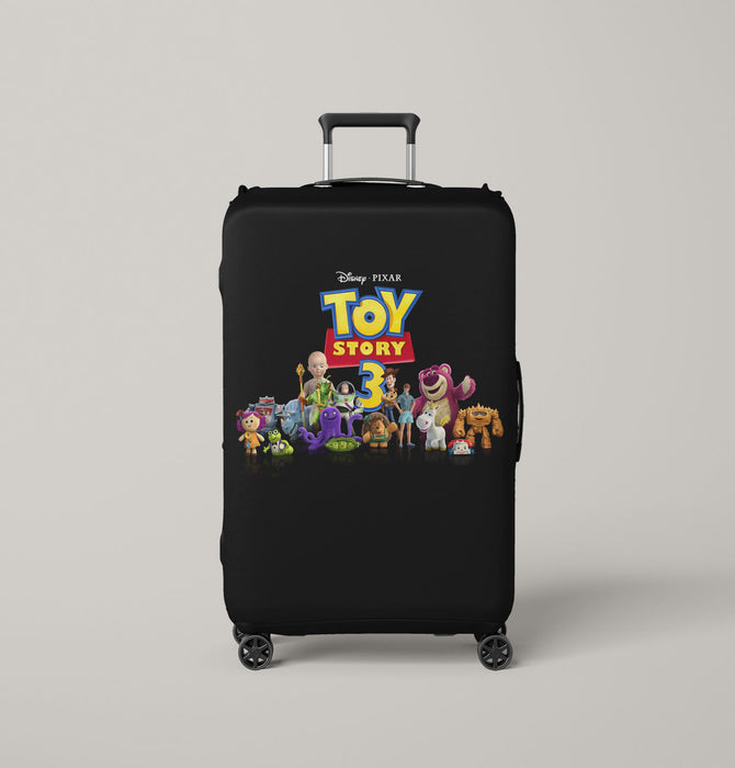 main character of toy story 3 by pixar Luggage Covers | Suitcase