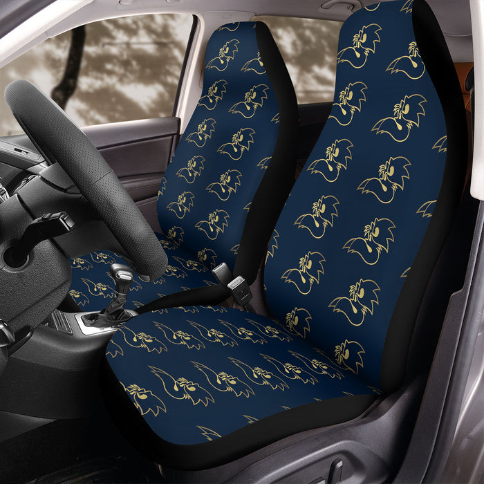 mask and sonic the hedgehog gold Car Seat Covers