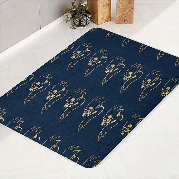 mask and sonic the hedgehog gold bath rugs