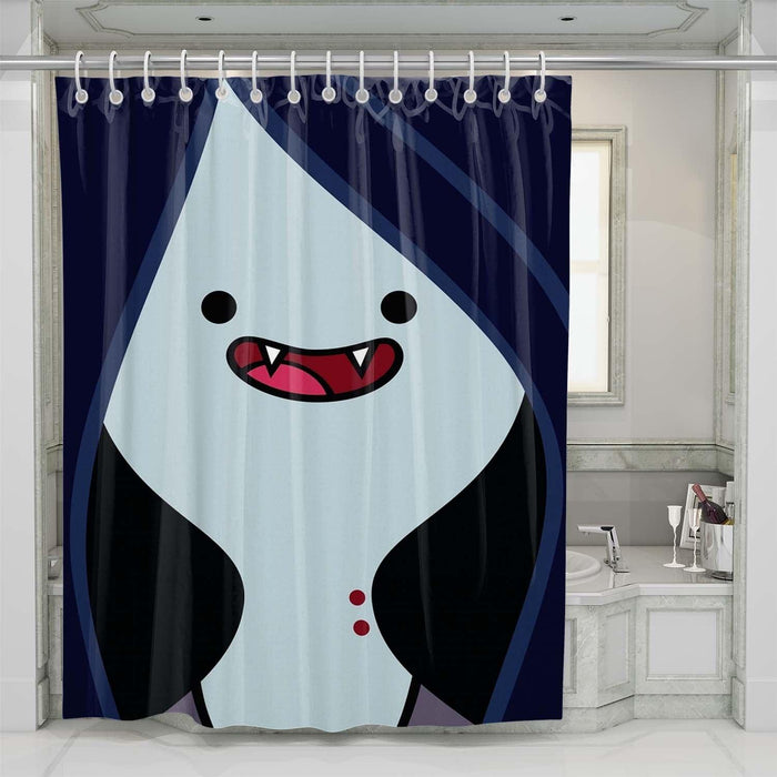 marceline the vampire queen adventure time shower curtains