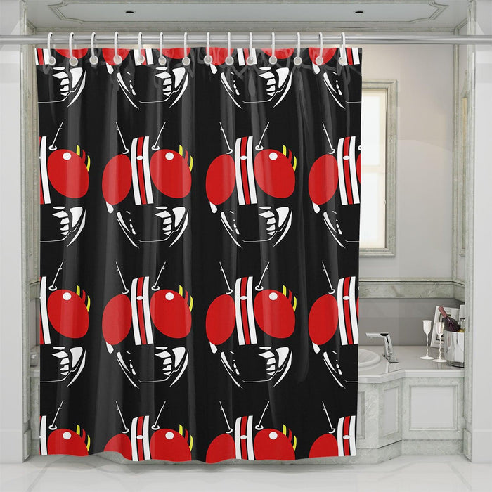 mask kamen rider japan shower curtains