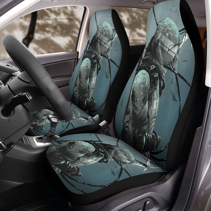 metal gear painting death stranding Car Seat Covers