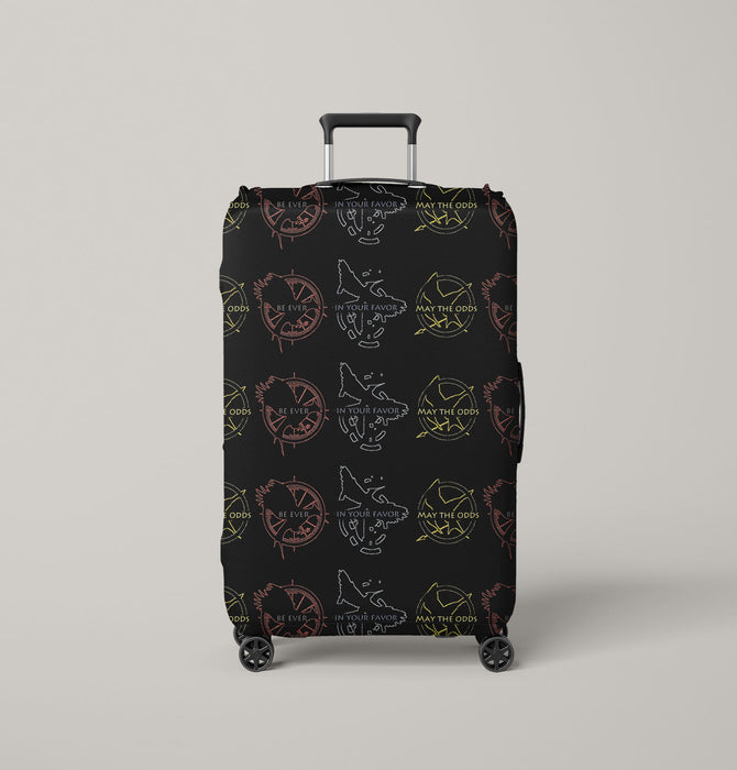 may the odds be ever in your favor mockingjay Luggage Cover | suitcase