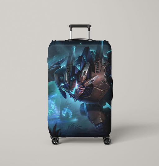 metal robot league of legends Luggage Covers | Suitcase