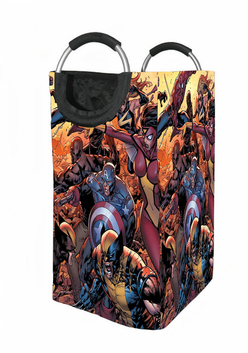 marvel comic war Laundry Hamper | Laundry Basket