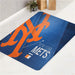 metal uniform new york mets bath rugs