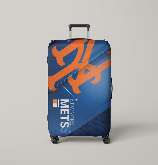 metal uniform new york mets Luggage Covers | Suitcase