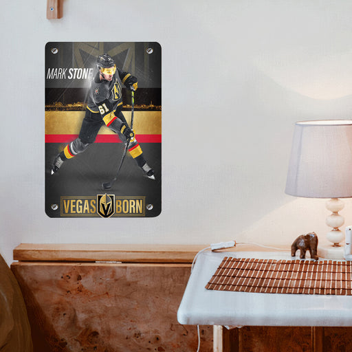 Mark Stone Action Poster Metal print wall art