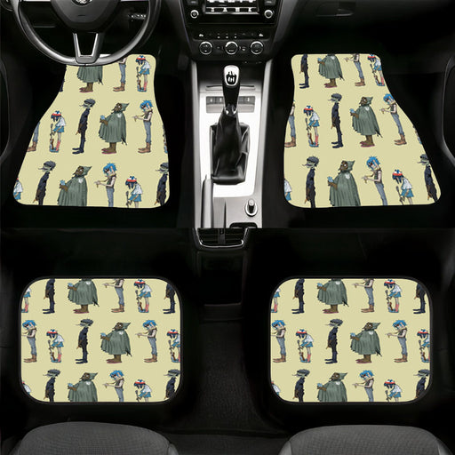 member of gorillaz british virtual band Car floor mats Universal fit