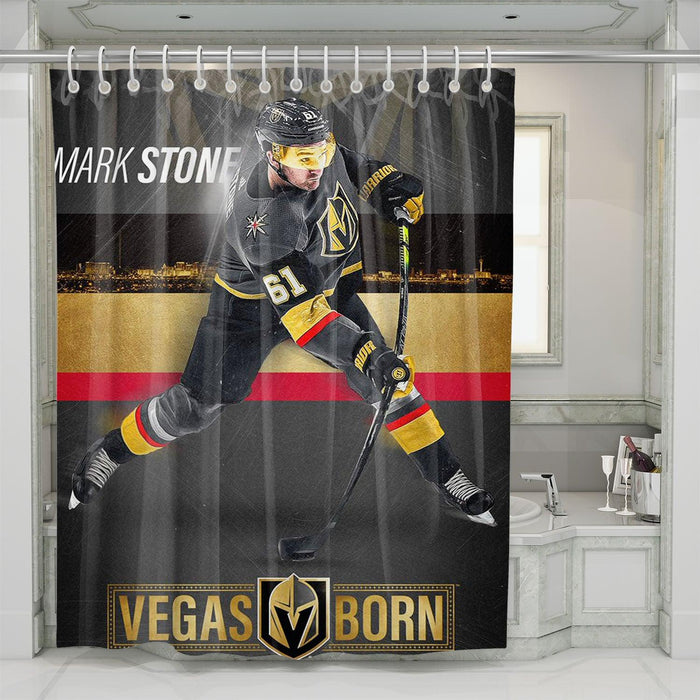 Mark Stone Action shower curtains