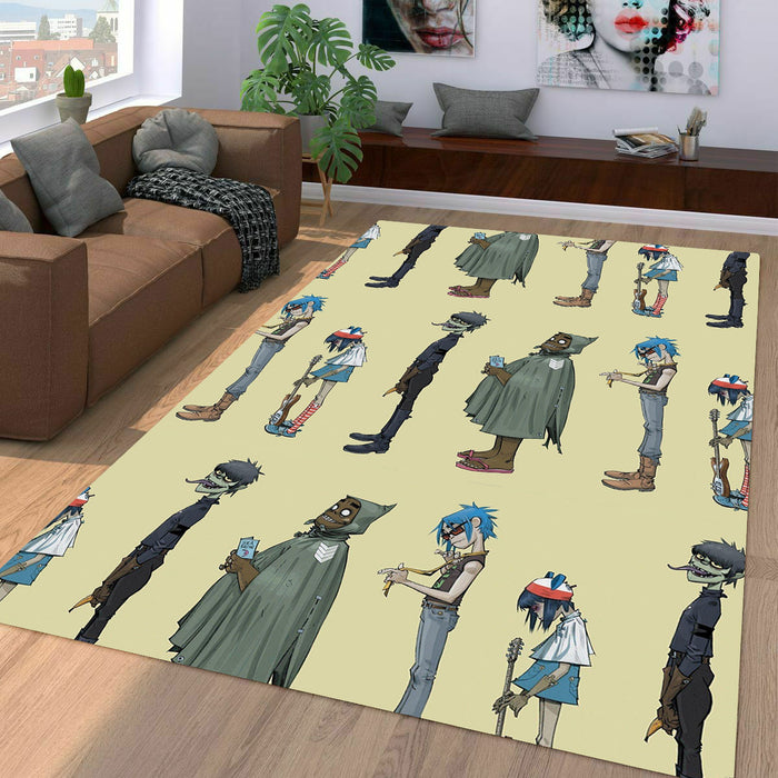 member of gorillaz british virtual band Living room carpet rugs