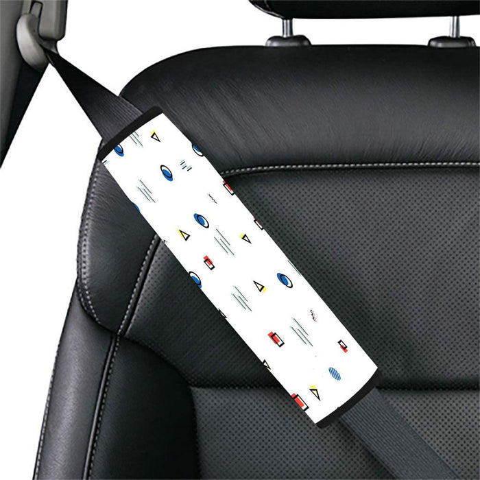 memphis minimalist geometric pattern Car seat belt cover