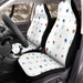 memphis minimalist geometric pattern Car Seat Covers