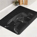 metalhead black mirror under light bath rugs