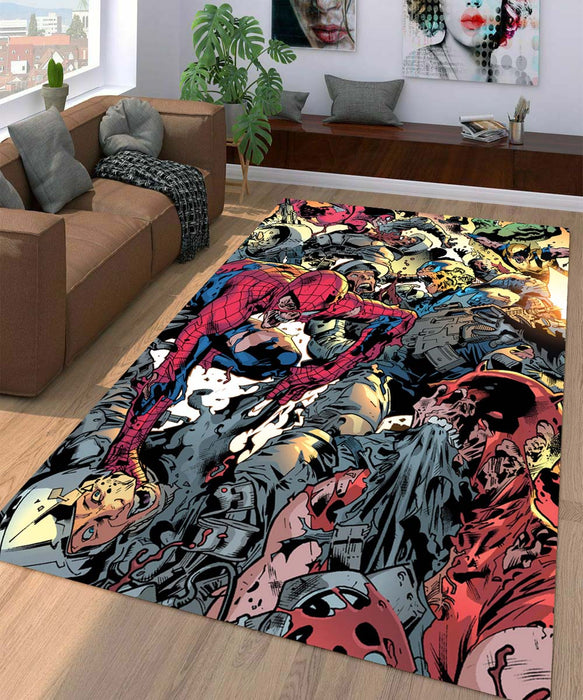 marvel superhero war Living room carpet rugs