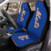 mets blue orange Car Seat Covers