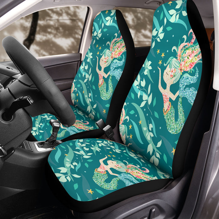 mermaid cartoon pattern Car Seat Covers