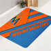 miami marlins mlb orange cyan bath rugs