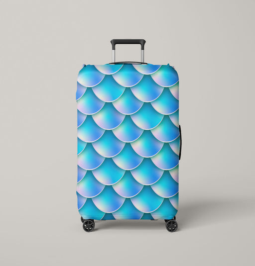 mermaid tail holographic Luggage Cover | suitcase