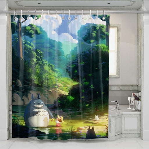 mei and totoro shower curtains