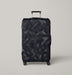 metal abstract dark material Luggage Cover | suitcase