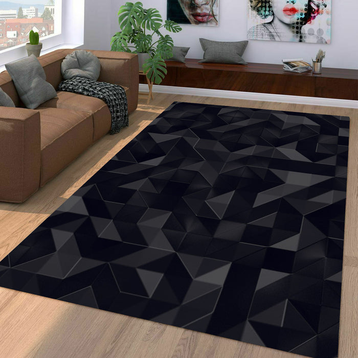 metal abstract dark material Living room carpet rugs