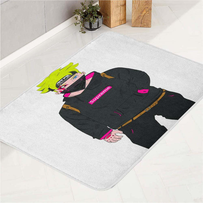 masking naruto hypebeast bath rugs