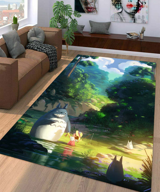 mei and totoro Living room carpet rugs