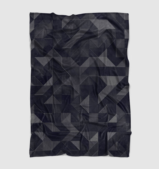 metal abstract dark material Ultra soft fleece blanket