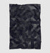 metal abstract dark material Ultra soft fleece blanket