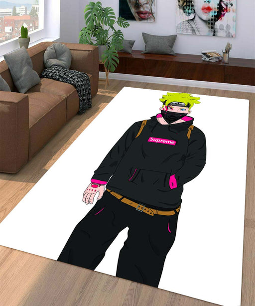 masking naruto hypebeast Living room carpet rugs