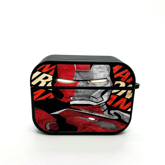 metal iron man airpods case