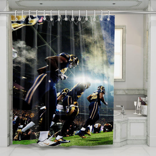 match nfl america shower curtains