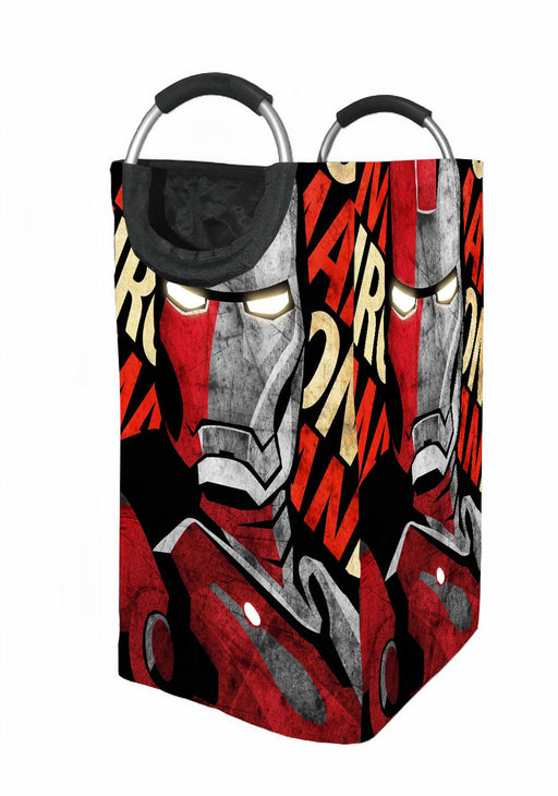 metal iron man Laundry Hamper | Laundry Basket