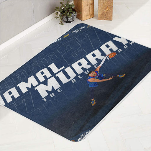 mile high city jamal murray the blue arrow bath rugs