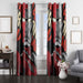 metal iron man window curtains