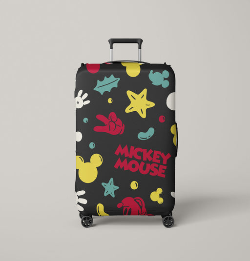 mickey mouse doll stuff Luggage Cover | suitcase