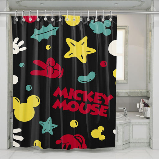 mickey mouse doll stuff shower curtains