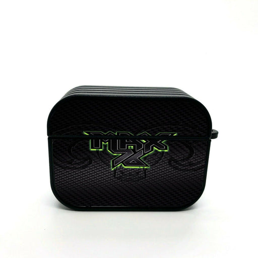 max 76 head logo green airpod case