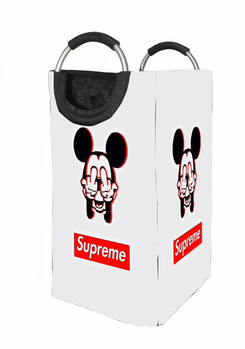 mickey mouse distort color supreme Laundry Hamper | Laundry Basket