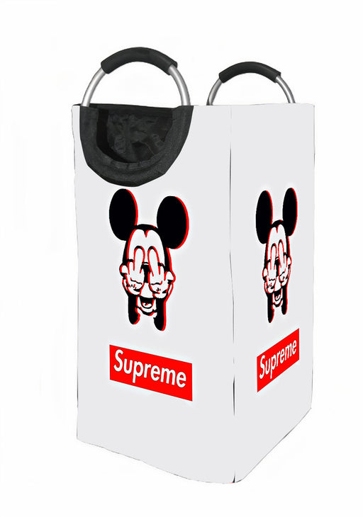 mickey mouse distort color supreme Laundry Hamper | Laundry Basket