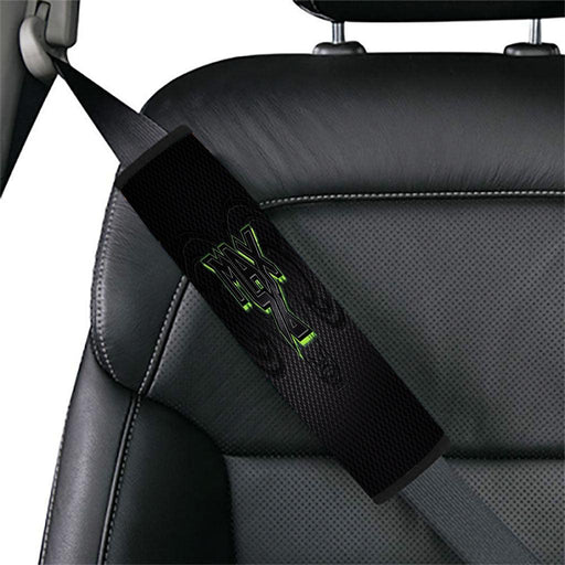 max 76 head logo green Car seat belt cover - Grovycase