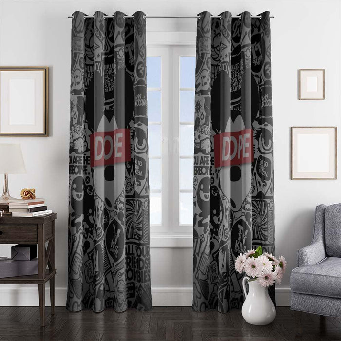 mickey mouse hype window curtains